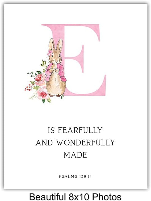 31 Proverbs - Christian Baby Girl Room Decor - Religious Nursery Decor - Scripture Wall Art - Fearfully and Wonderfully