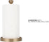Countertop Ivilon Paper Towel Holder - Modern Tapered End Cap Design - Color Warm Gold