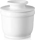 DOWAN Porcelain Butter Crock, French Butter Dish for Fresh Spreadable Butter, Butter
