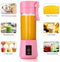 WROZZO Mini Personal Blender, 1000W Powerful Motor, 800ml Cup, 6 Stainless Blades, USB Charging, Portable Blender for Shakes and Smoothies Pink by Generic