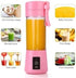 WROZZO Mini Personal Blender, 1000W Powerful Motor, 800ml Cup, 6 Stainless Blades, USB Charging, Portable Blender for Shakes and Smoothies Pink by Generic