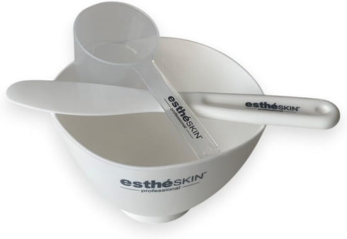 Mixing Bowl, Spatula & Measuring Spoon 3pcs Set for Facial Rubber Mask - Ideal for Skincare Treatments