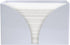 Paper Towel Holder Dispenser for Countertop, White Acrylic Napkin Holders for Kitchen or Bathroom, Great for Z-Fold