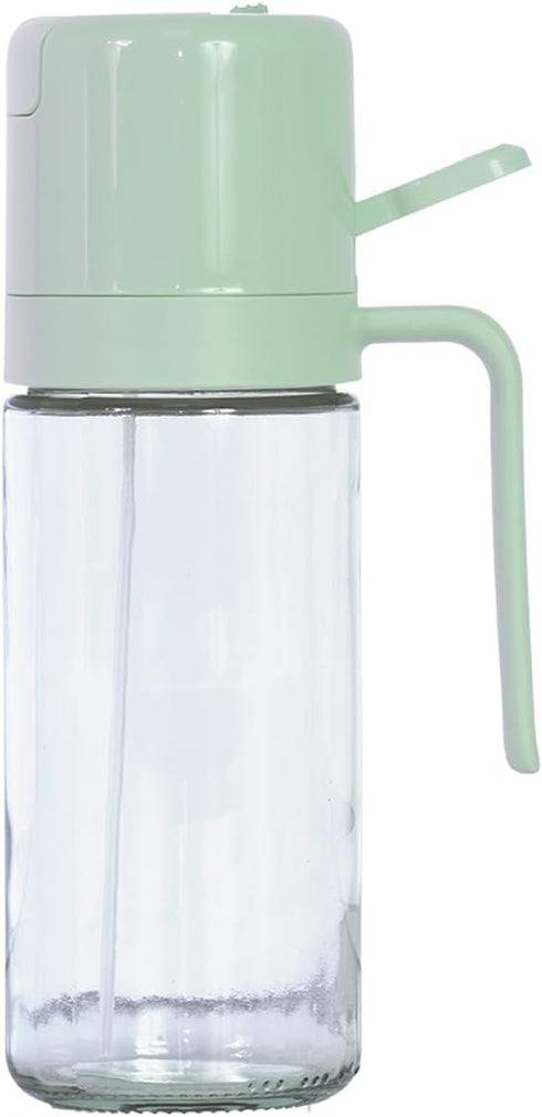 Glad 2 in 1 Oil Dispenser, 18.6oz/550ml - Olive Oil Sprayer for