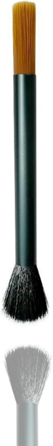 Professional Burr Grinder Brush, Dual Head Espresso Cleaning Tool with Aluminum Handle for Baristas and Kitchen