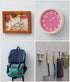 10Pcs White Non-Marking Hooks, Plastic Hanging Hooks for Painting Photo Frame Seamless Home Decor