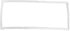 Refrigerator French Door Gasket Compatible with Whirlpool Kenmore Seal W10830162 W10443225 W10179332, Approx. 40.16" x