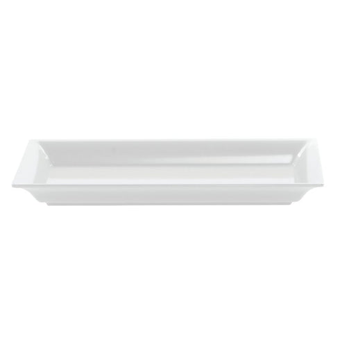 American Metalcraft MEL19 Endurance Melamine Rectangular Platter - 14.25" x 7.5"