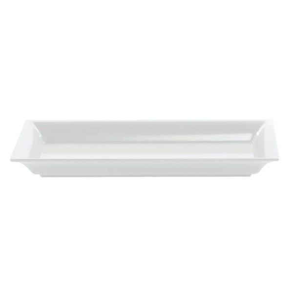 American Metalcraft MEL19 Endurance Melamine Rectangular Platter - 14.25" x 7.5"