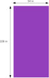 DecorRack 2 Rectangular Tablecloths - BPA-Free Plastic 54 x 108 inch Dining Table Cover for Parties, Purple (2 Pack)