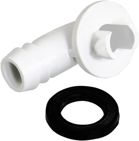 2pcs 15mm Air Conditioner Drain Hose Connector Conduct Condensate Plug Teeth Seal Elbow Fitting