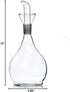 Eleton's Planet Pyriform 30oz Glass Olive Oil Dispenser Bottle - Oil & Vinegar Cruet with Pourers, No Funnel Needed