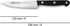 Arcos Chef Knife, 5 Inch Stainless Steel, Ergonomic Handle, Series Universal, Color Black