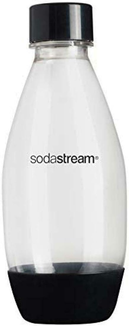 sodastream Slim Black Carbonating Bottles, 0.5L (Pack of 2)