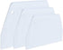 Luckycivia 3-Piece Trapezoidal Plastic Scraper, Multi-Function Kitchen Tool for Pizza Dough & Pastry