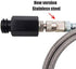 Soda Machine CO2 External Hose Adapter Kit, Stainless Steel with 60-inch Length to CGA320 Tank