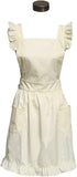 Hyzrz Cute Cotton Retro Kitchen Cooking Aprons for Women, Vintage Baking Apron with Pockets