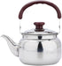 LIFKOME Traditional Stainless Steel Heavy Duty Tea Kettle, Whistling Stove Top Kettle with Cool Touch Handle