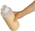 Restaurantware 32oz. FIFO Inverted Plastic Squeeze Bottle with Refill and Dispensing Lids, Perfect for Restaurants