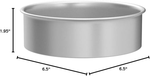 Wilton Classic Bakeware Round Cake Pan, 6 in., Durable, Rust-Resistant, Even Heating, Professional Quality