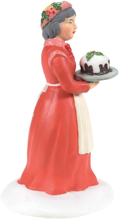 Department 56 Dickens Village Collection A Silver Coin in Every Bake Figurine - Hand Crafted Painted Porcelain Mini