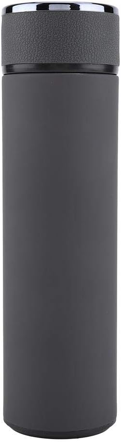 Fdit Stainless Steel Vacuum Water Bottle, Tea Coffee Leak Proof Car Office Cups (Grey)