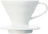 Hario V60 Ceramic Coffee Dripper, Pour Over Cone Coffee Maker Size 01, White