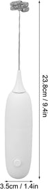 Handheld Battery Operated Milk Frother, Electric Foam Maker, Egg Beater for Coffee, Latte, Hot Chocolate, Mini Drink
