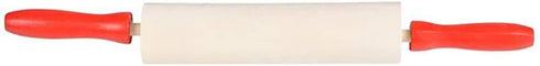 7.5 Inch (Pack 6) 7.5" (Pack 6) The Dreidel Company Mini Rolling of Rolling Pin for Play Dough - Wood Kids Rolling Pin