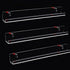 6 Pack 15 Inch Sooyee Acrylic Invisible Kids Floating Bookshelf for Kids Room,Modern Picture Ledge Display Toy Storage