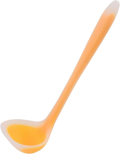 uxcell 8.3 Inch Silicone Soup Ladle Spoon, Heat Resistant to 450°F, One Piece Design for Restaurant Kitchen