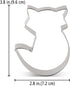 LILIAO Fox Cookie Cutter - 2.8 x 3.8 inches, Woodland Animal Biscuit Cutters, Stainless Steel