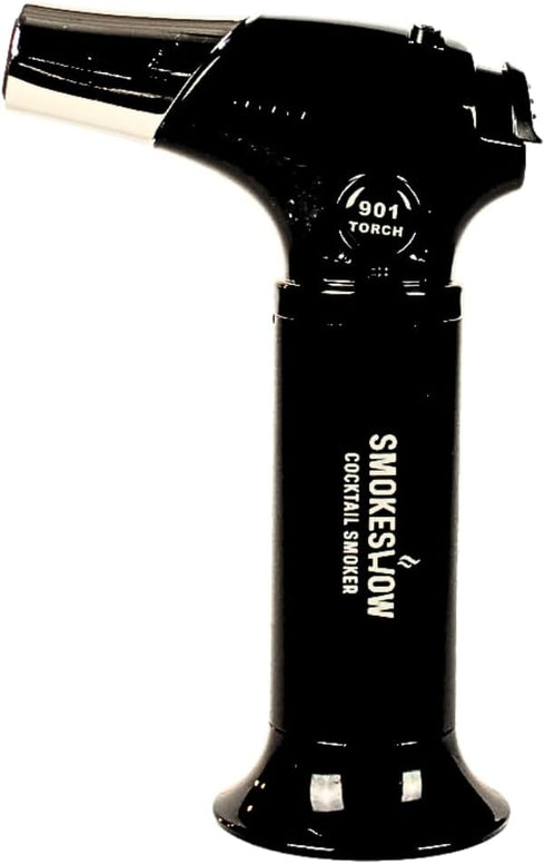 Blow Butane Cooking Torch, Ligther with Safety Lock and Adjustable Flame for BBQ, Baking, Brulee, DIY, Creme and Deserts | Viewing window for accurate fuel filling | Butane Gas not included by Smokeshow Cocktail Smoker