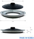 Korean Traditional BBQ Grill Pan, Stovetop Nonstick Indoor/Outdoor Smokeless Cast Aluminum Grill