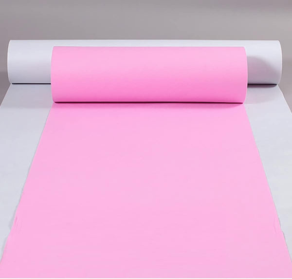 Pink Aisle Runner Carpet Rugs, 24 Inch Wide x 15 Feet Long for Wedding Accessories, Ceremony Parties