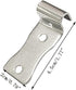 20 Pack Sofa Zig Zag Spring Repair Brackets, Sofa Spring Repair Kit Includes All Hardware, Silver