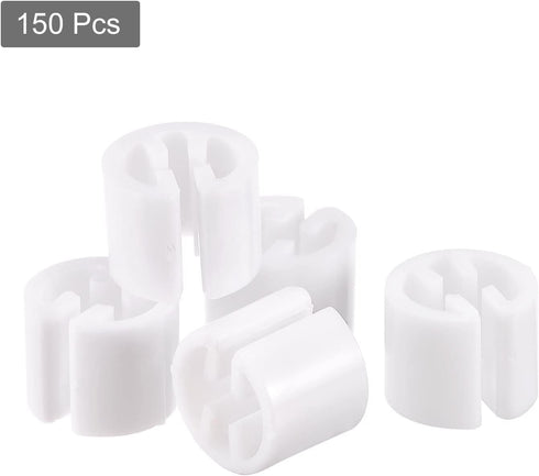 MECCANIXITY Blank Clothes Hanger Markers, Fit 3.5mm Rod for Garment Color Coding, Pack of 150