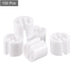 MECCANIXITY Blank Clothes Hanger Markers, Fit 3.5mm Rod for Garment Color Coding, Pack of 150