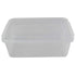 Pekky 15 Quart Clear Plastic Storage Box, Organizer Bin (2 Packs)