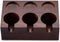 IKAPE Espresso Knock Box, 58mm 6-Hole Espresso Accessory Organizer with Natural Mahogany Tamping Table Base