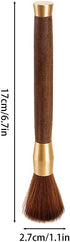 2PCS Coffee Brush, Machine Cleaning Tool with Wood Handle & Natural Soft Bristles for Home Kitchen