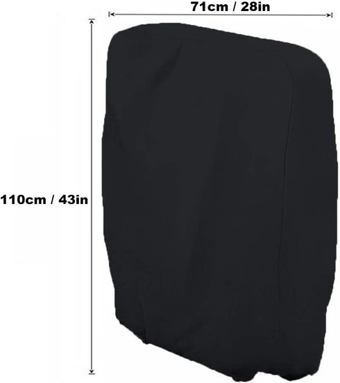 Silvotek 210D Cover(Size:28''L 13''W 43''H) Zero Gravity Chair Covers - Outdoor Folding Chair Cover with Durable