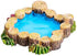Woodpile Pool Miniature Fairy Garden Accessories, Miniature Pond Lawn Garden Ornament Figurines, Micro Landscape