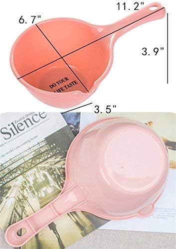 3PCS Plastic Bathing Ladle Spoons Kitchen Accessories Bathroom Water Scoop Cup Baby Shampoo Bath Spoon