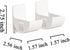 Myhiju 4 Pcs No Punching Trash Bag Dispenser Plastic Bag Holder,Wall Mounted Plastic Bag Organizer Grocery Bag Holder