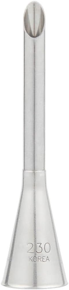 Ateco 230 Bismark Metal Piping Tip, 2 7/8" - Great for filling donuts, cupcakes, and pastries