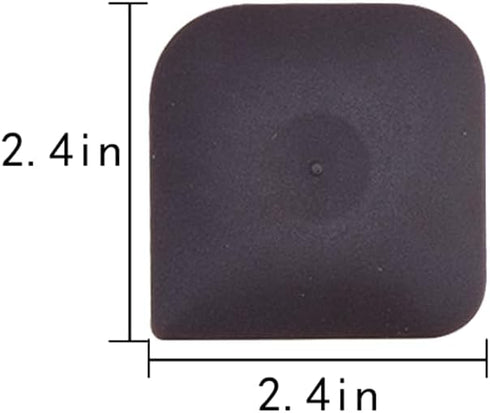 Pan Scraper, 3 Pcs Pot Scraper Plastic, Pot Scraper Non Scratch for Cast Iron, Pot and Pan Cleaning, Practical Scraper Kitchen Tool, Brown by WELANGBN