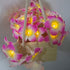 Lxcom Lighting Plumeria Flower String Lights 20LED Battery Powered Fairy Lights for Christmas Party Home Wedding