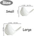 TSCVPJL Set 2 Ceramic Birds Figurines Home Decor, of White Birds Statue, Chubby Small Bird Figurines, Modern Style Bird