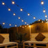 RYKUG 50FT 52 G40 Bulbs Outdoor String Light Patio Black with Shatterproof LED Clear Globe for Indoor/Outdoor